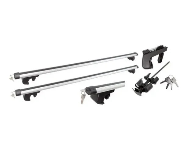Oval Aluminium Roof Rack with Lock Set – 1350mm