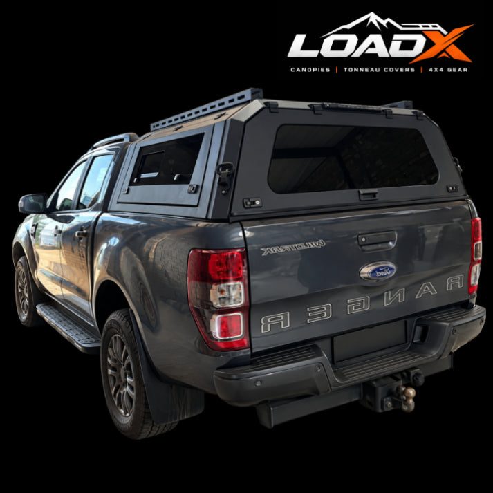 Ford Ranger 2012-2022 Steel Glass Side Door Canopy
