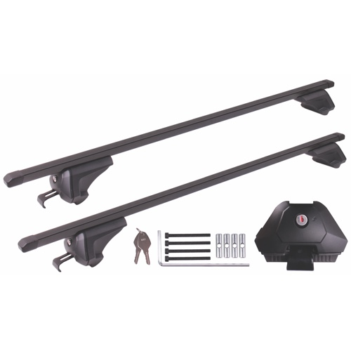 Roof Rails Set 90KG 120cm Black Universal