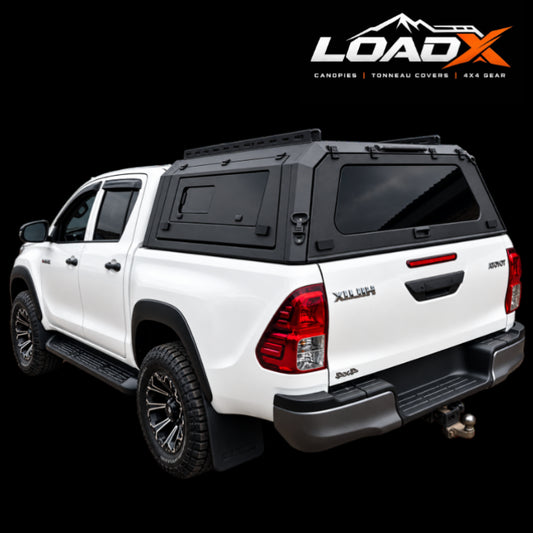 Toyota Hilux 2016+ Steel Glass Side Door Canopy
