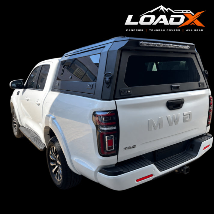 GWM P-Series 2021+ Steel Glass Side Door Canopy