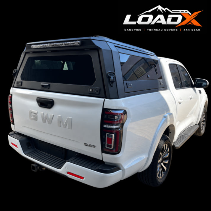 GWM P-Series 2021+ Steel Glass Side Door Canopy